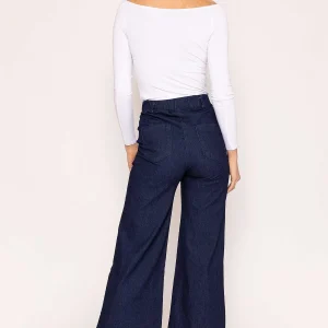 Pala D'oro Wide Leg Jeans In Denim*Women Jeans & Trousers
