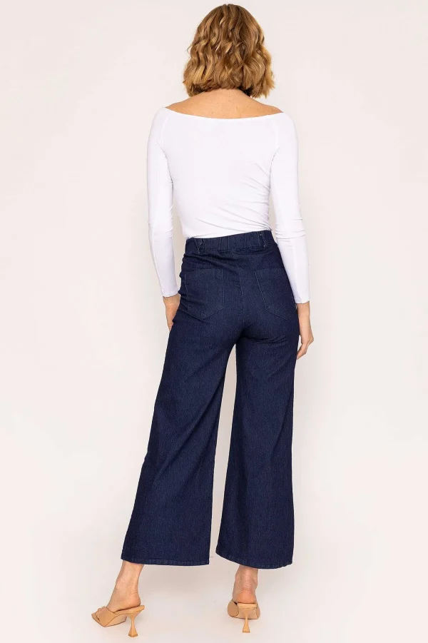 Pala D'oro Wide Leg Jeans In Denim*Women Jeans & Trousers