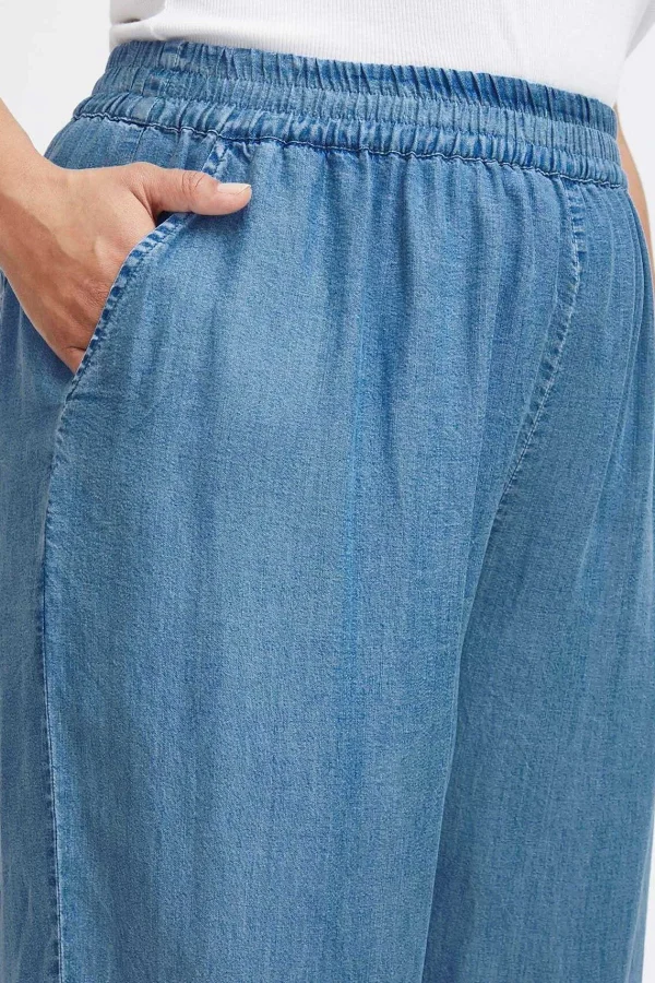 Simple Wish Wide Leg Jeans In Denim*Women Jeans & Trousers