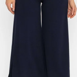Pala D'oro Wide Leg Pants In Navy*Women Jeans & Trousers