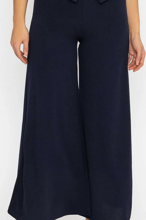 Pala D'oro Wide Leg Pants In Navy*Women Jeans & Trousers