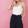 J'aime la Vie Wide Leg Trousers In Navy*Women Jeans & Trousers