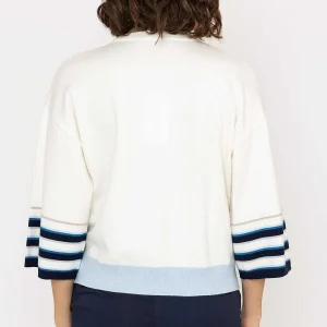 Rowen Avenue Wide Sleeve Stripe Knit In Ecru*Women Jumpers & Cardigans