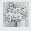 Carraig Donn HOME Wild Aster White Posy Wall Art* Homeware