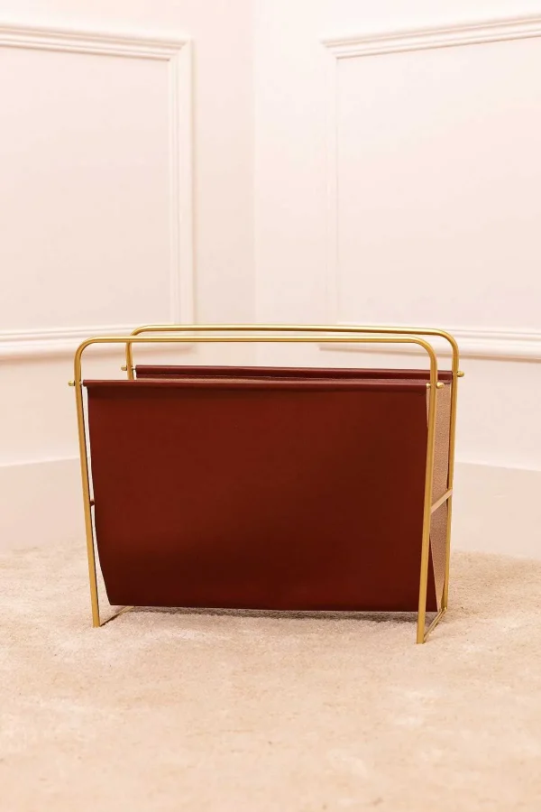 Carraig Donn HOME Wood & Gold Magazine Rack* Homeware