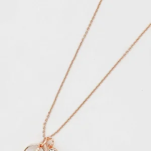 Cherish Y Initial Necklace In Rose Gold* Jewellery