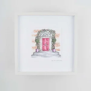 Blue Shoe Gallery Yes To The Address Large Framed Art Print* Homeware