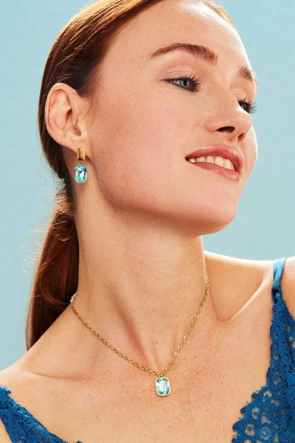Knight & Day Zaria Light Blue Pendant* Jewellery