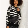 Pala D'oro Sport Zebra Print Knit*Women Jumpers & Cardigans