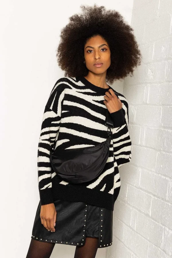Pala D'oro Sport Zebra Print Knit*Women Jumpers & Cardigans