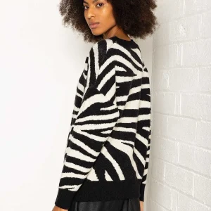 Pala D'oro Sport Zebra Print Knit*Women Jumpers & Cardigans