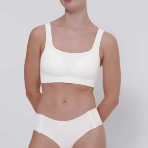 Sloggi Zero Feel Bralette Top In White*Women Lingerie