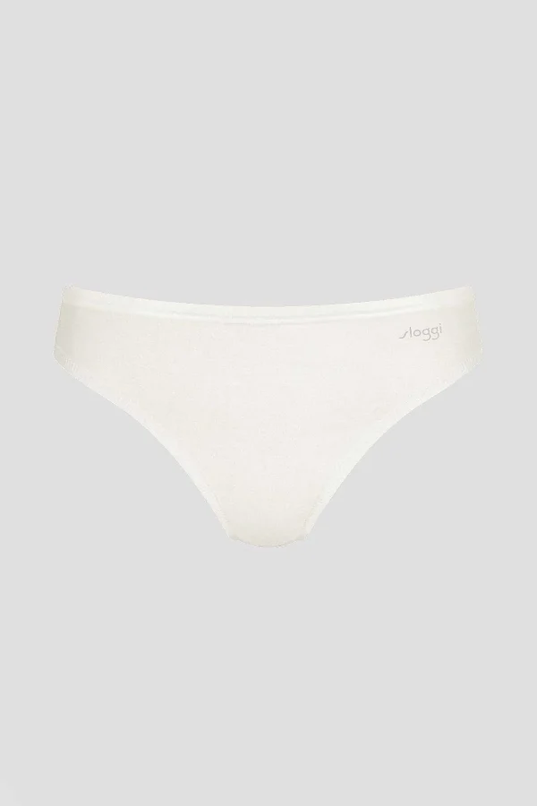 Sloggi Zero One Tai 2 Pack Briefs In Silk White*Women Lingerie