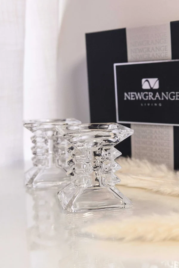 Newgrange Ziggy Pillar Candleholder Pair* Homeware