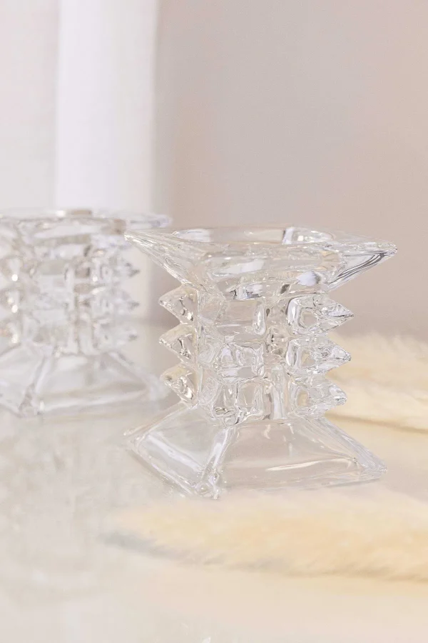 Newgrange Ziggy Pillar Candleholder Pair* Homeware