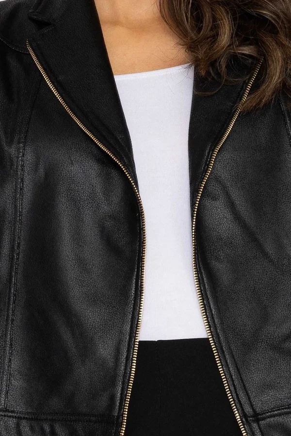 J'aime la Vie Zip Jacket In Black*Women Coats & Jackets