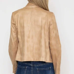 J'aime la Vie Zip Jacket In Camel*Women Coats & Jackets