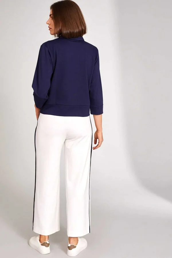 Peruzzi Zip Jacket With Pockets In Navy*Women Coats & Jackets